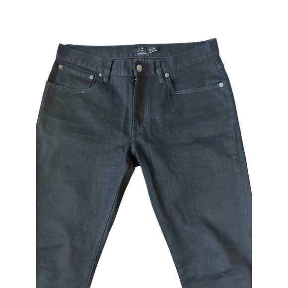 CLUB MONACO Mens Black Slim Jeans Sz 32x32 NEW - Picture 2 of 5